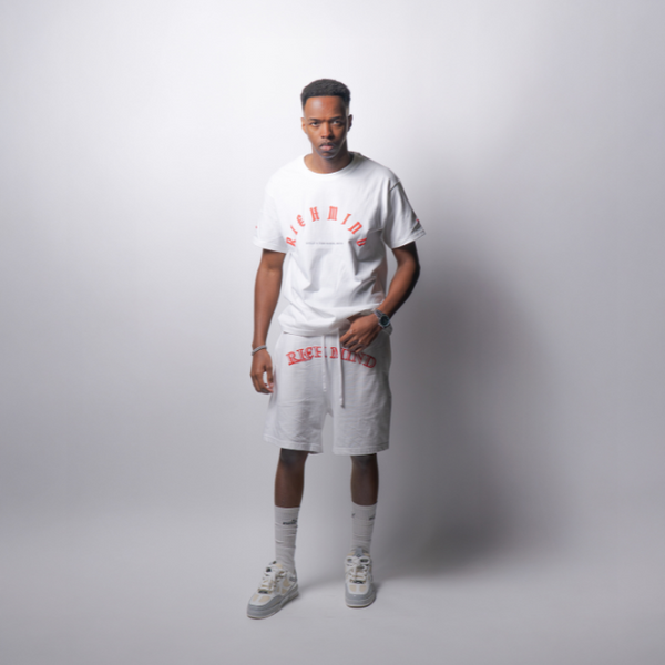 RI€H MIND MXMA WHITE T-SHIRT