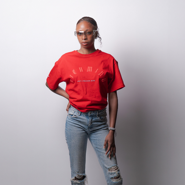 RI€H MIND MATHS RED T-SHIRT