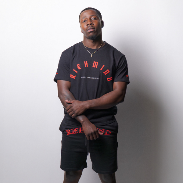RI€H MIND MXMA BLACK T-SHIRT