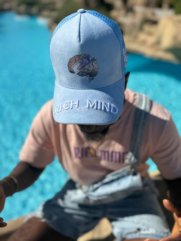 "TH€ BRAIN” BABY BLUE CAP