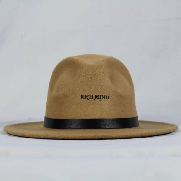 RI€H MIND FEDORA HAT "BROWN"